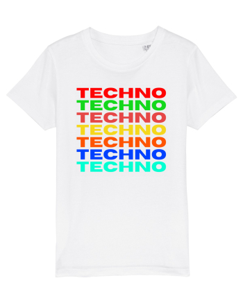 Techno Music Lover  White