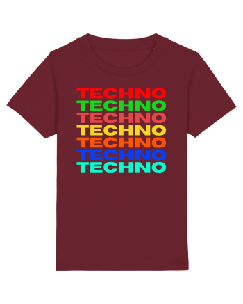 Techno Music Lover  Burgundy