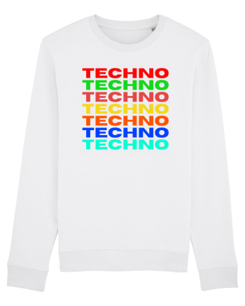 Techno Music Lover  White