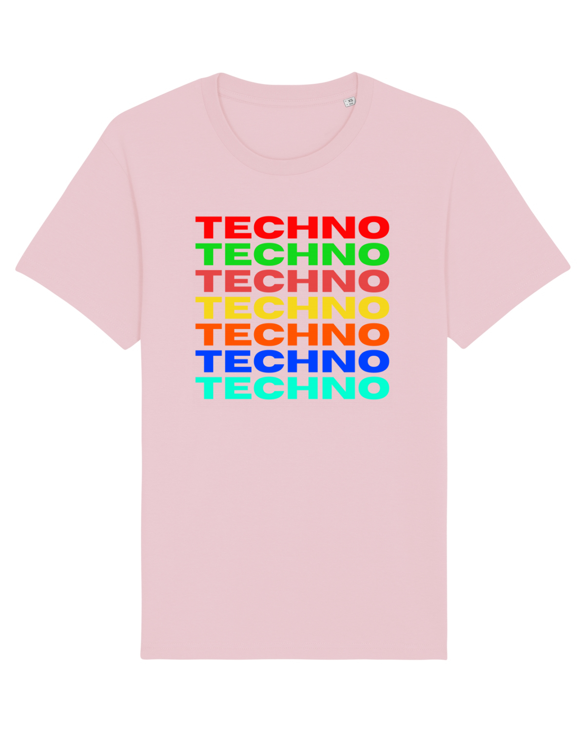 Tricou mânecă scurtă Unisex Rocker Cotton Pink