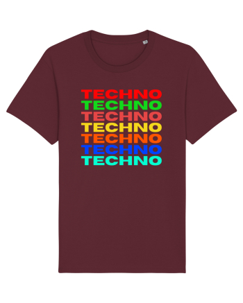 Techno Music Lover  Burgundy