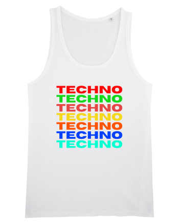 Techno Music Lover  White