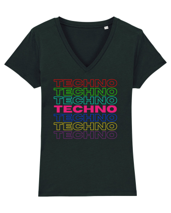 Techno Music Lover  Black