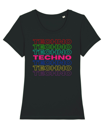 Techno Music Lover  Black