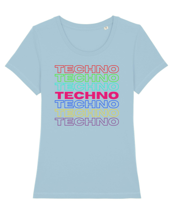 Techno Music Lover  Sky Blue