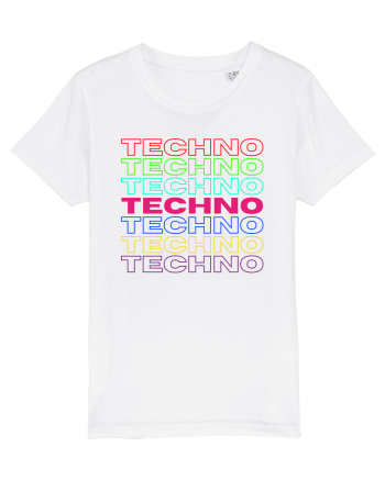 Techno Music Lover  White