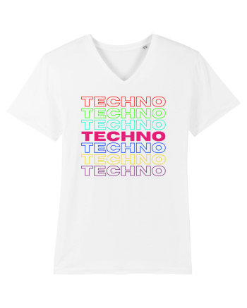 Techno Music Lover  White