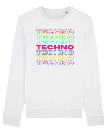 Techno Music Lover  White