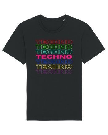Techno Music Lover  Black