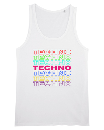 Techno Music Lover  White