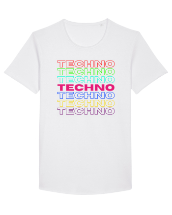 Techno Music Lover  White