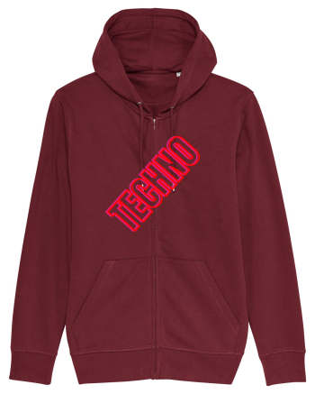 Techno Music Lover  Burgundy
