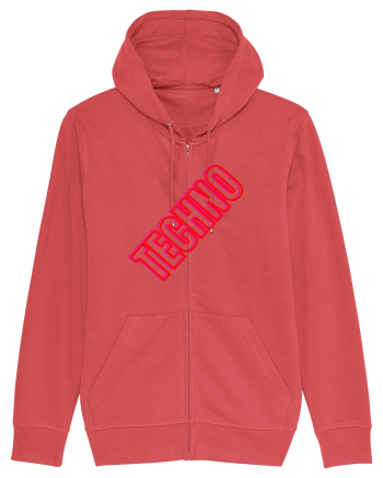 Techno Music Lover  Carmine Red