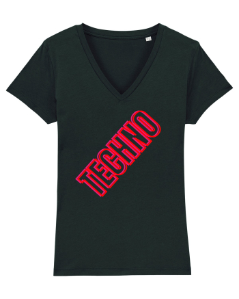 Techno Music Lover  Black