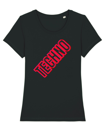Techno Music Lover  Black