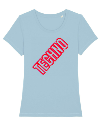 Techno Music Lover  Sky Blue