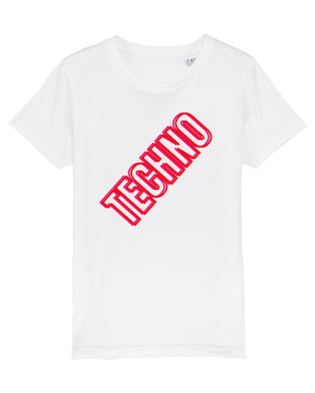 Techno Music Lover  White