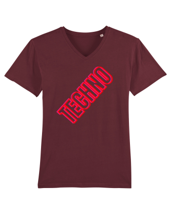 Techno Music Lover  Burgundy