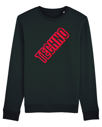 Techno Music Lover  Black