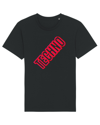 Techno Music Lover  Black