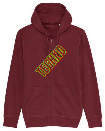 Techno Music Lover  Burgundy