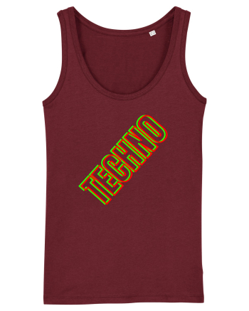 Techno Music Lover  Burgundy