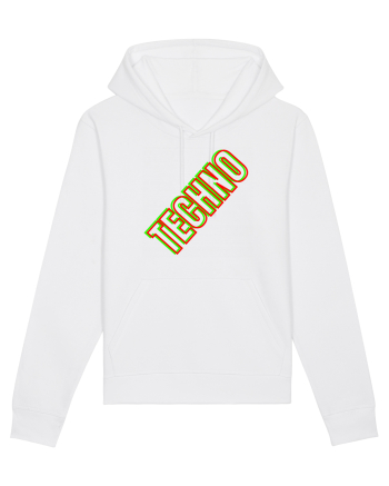 Techno Music Lover  White