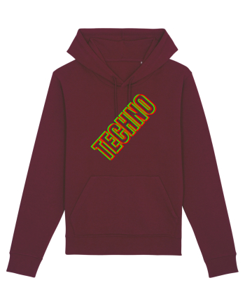 Techno Music Lover  Burgundy