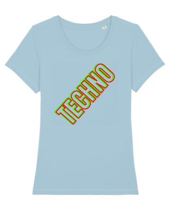 Techno Music Lover  Sky Blue