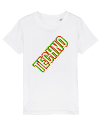 Techno Music Lover  White