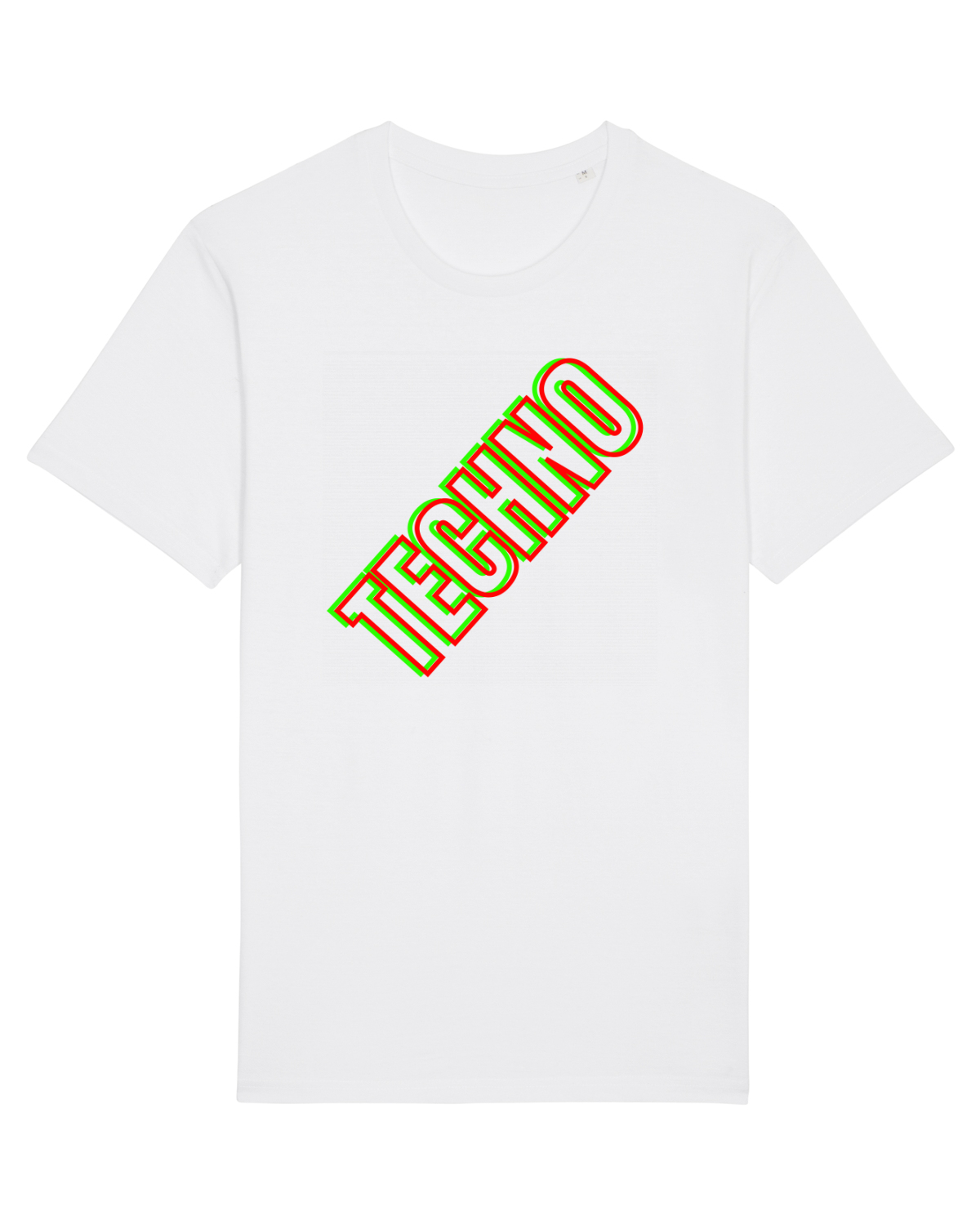 Tricou mânecă scurtă Unisex Rocker White