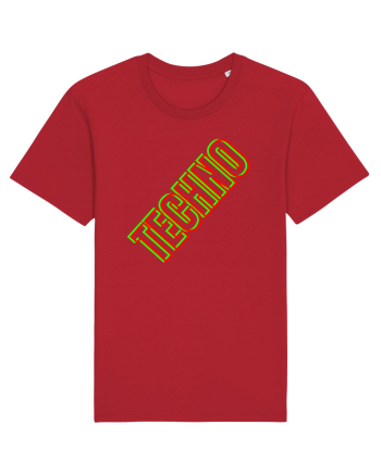Techno Music Lover  Red