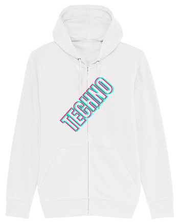 Techno Music Lover  White