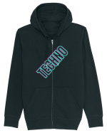 Techno Music Lover  Hanorac cu fermoar Unisex Connector