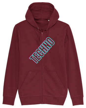 Techno Music Lover  Burgundy