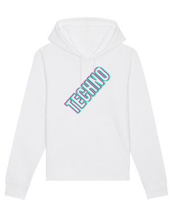 Techno Music Lover  White