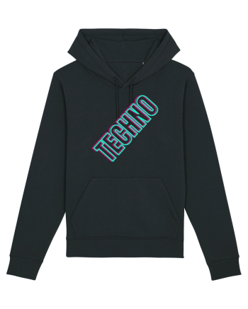Techno Music Lover  Black