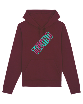 Techno Music Lover  Burgundy