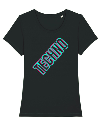 Techno Music Lover  Black