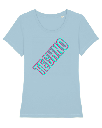 Techno Music Lover  Sky Blue