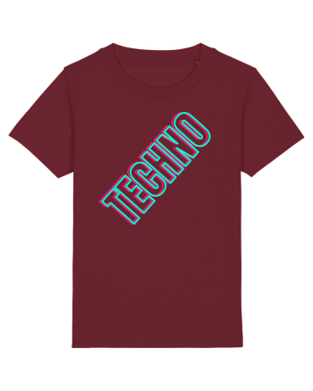Techno Music Lover  Burgundy