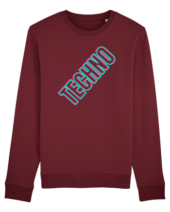 Techno Music Lover  Burgundy
