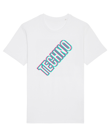 Techno Music Lover  White