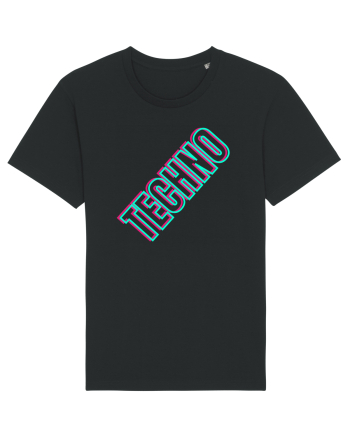 Techno Music Lover  Black