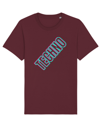 Techno Music Lover  Burgundy
