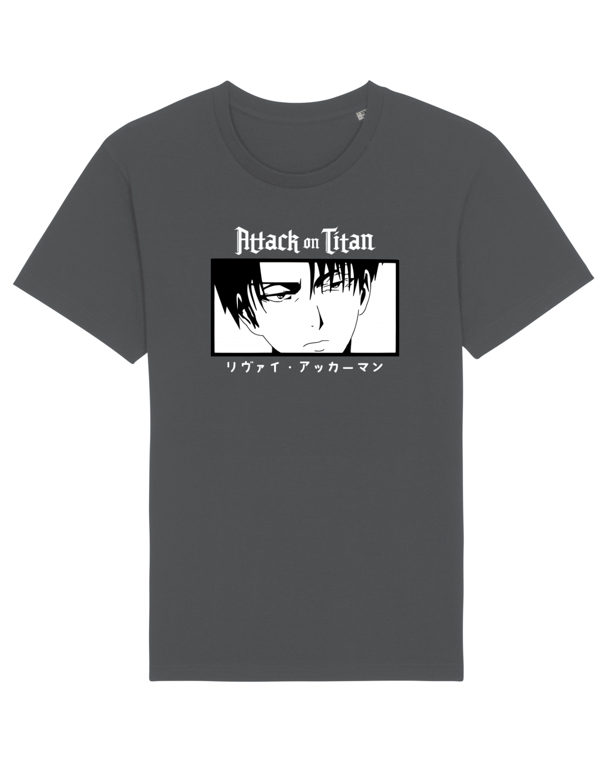 Tricou mânecă scurtă Unisex Rocker Anthracite