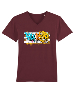 Floreb169 Tricou mânecă scurtă guler V Bărbat Presenter