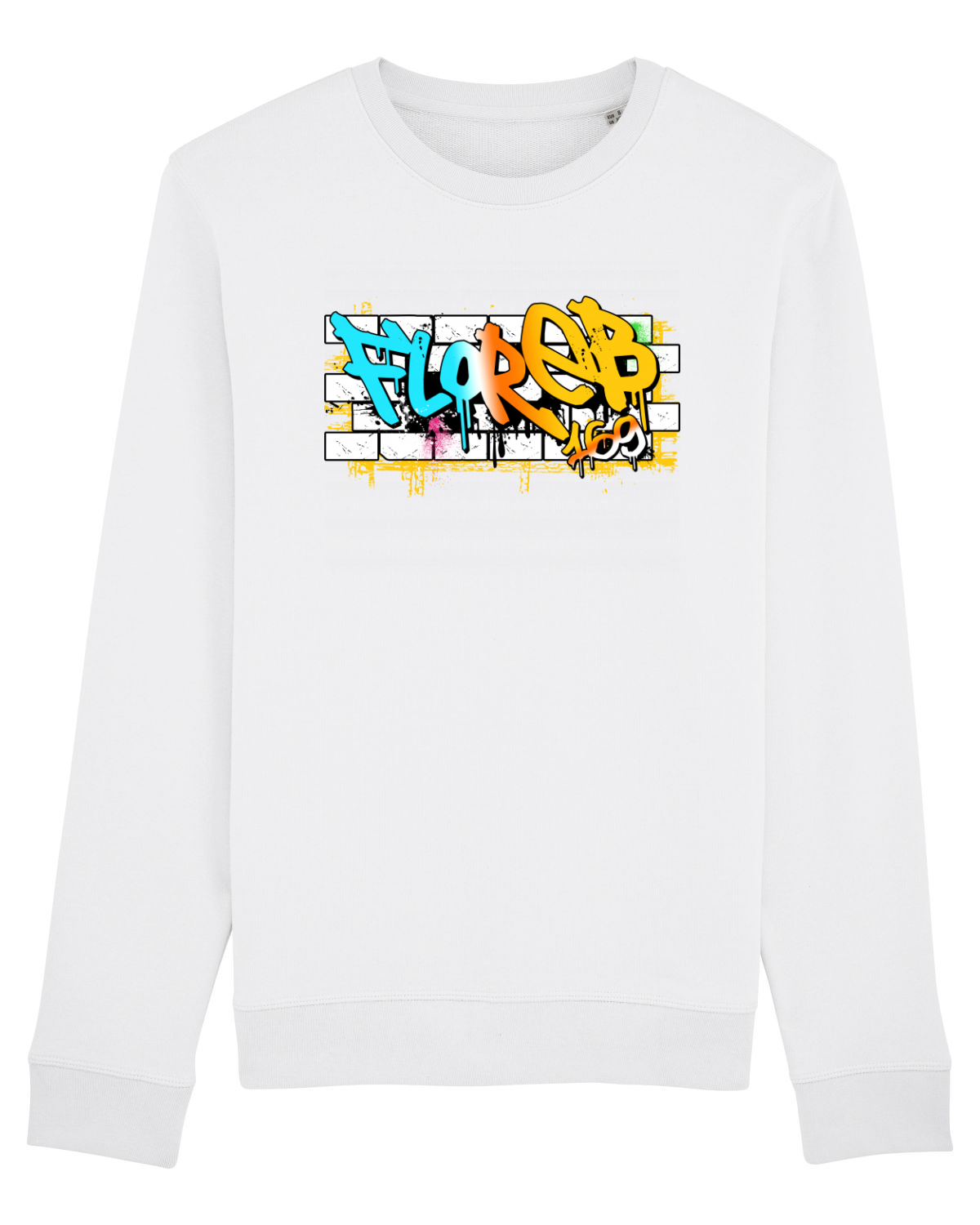 Bluză mânecă lungă Unisex Rise White