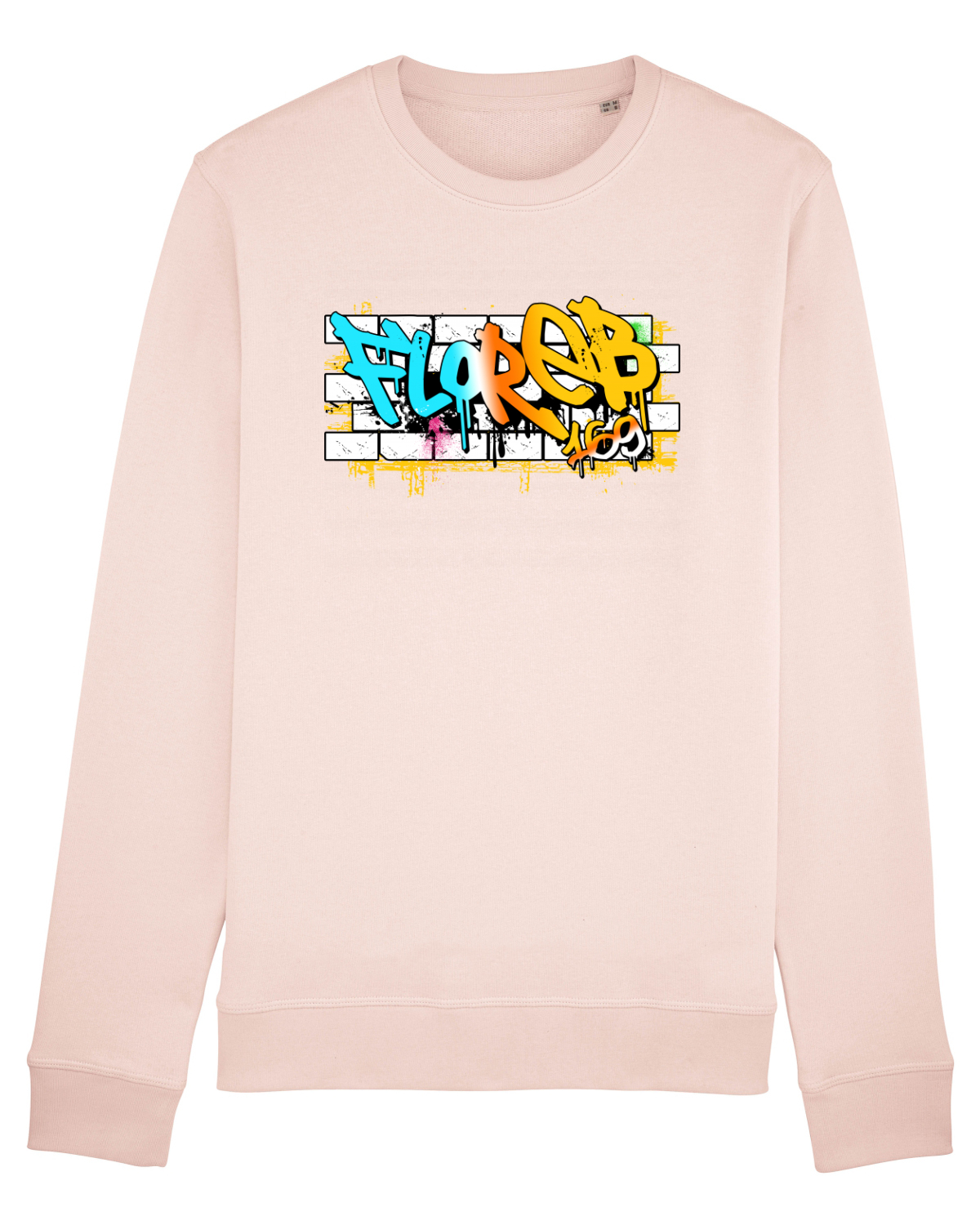 Bluză mânecă lungă Unisex Rise Candy Pink
