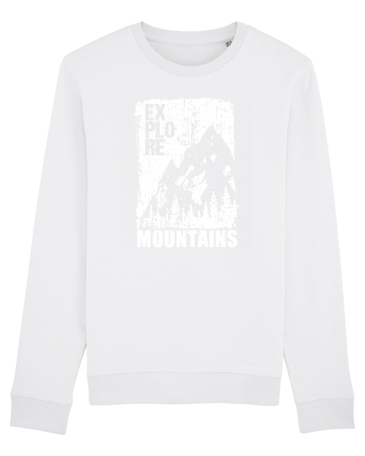 Bluză mânecă lungă Unisex Rise White